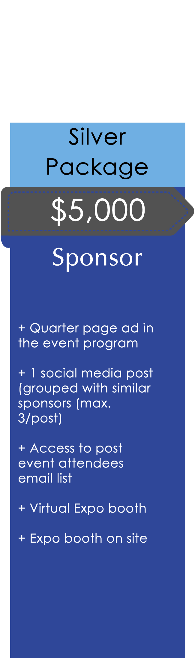 Sponsorship Plan 3 - Gold Package